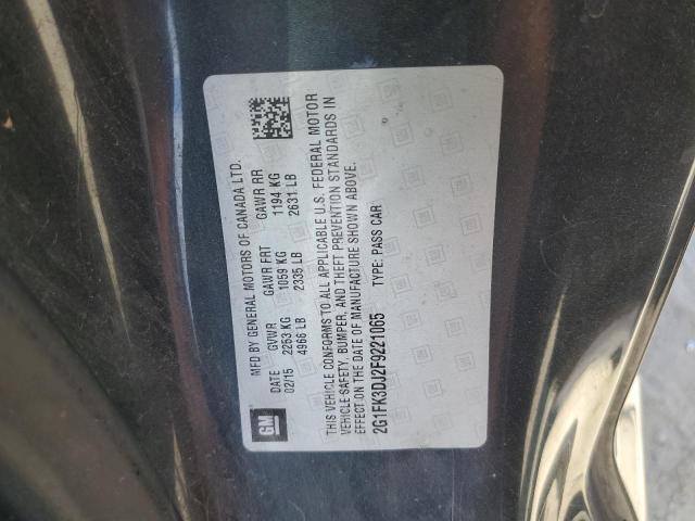2015 CHEVROLET CAMARO 2SS 2G1FK3DJ2F9221065