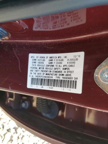 2017 HONDA ACCORD SPORT 1HGCR2F50HA089044