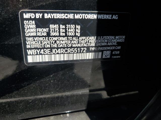 2024 BMW I7 EDRIVE5 WBY43EJ04RCR55172