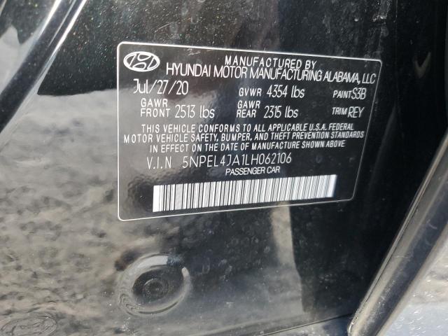 2020 HYUNDAI SONATA SEL - 5NPEL4JA1LH062106