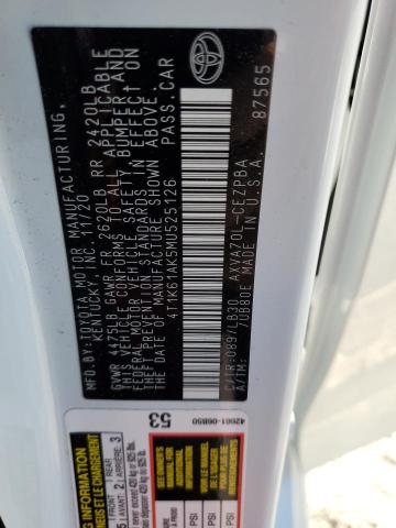 2021 TOYOTA CAMRY XSE 4T1K61AK5MU525126