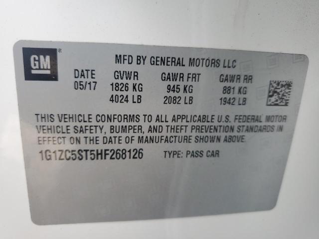 2017 CHEVROLET MALIBU LS 1G1ZC5ST5HF268126