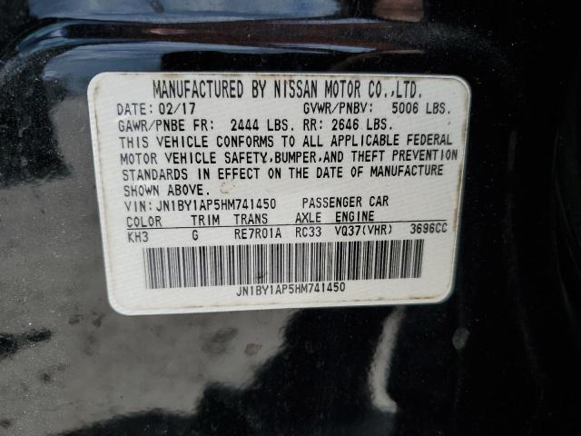 2017 INFINITI Q70 3.7 JN1BY1AP5HM741450
