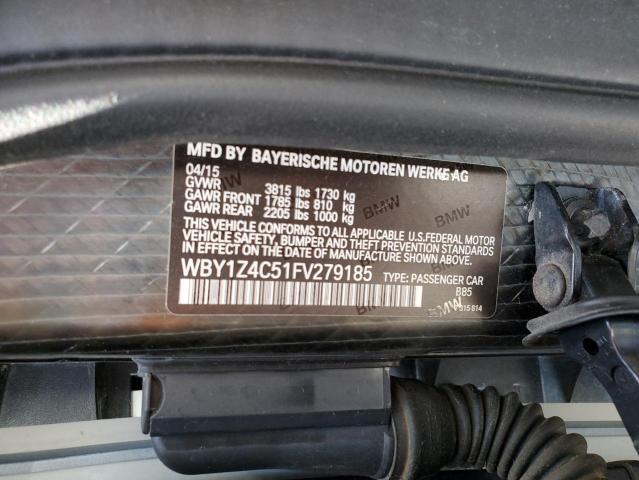 2015 BMW I3 REX WBY1Z4C51FV279185