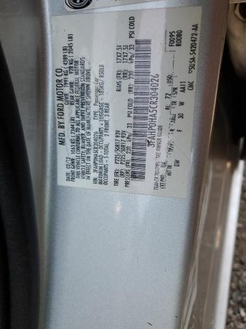 2012 FORD FUSION SE - 3FAHP0HA5CR304026