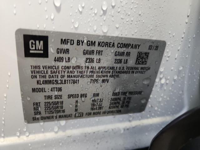 2020 BUICK ENCORE GX KL4MMGSL3LB117841