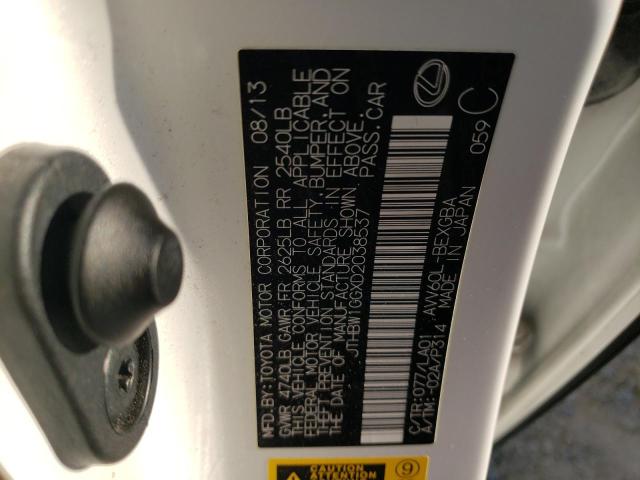2013 LEXUS ES 300H - JTHBW1GGXD2038537