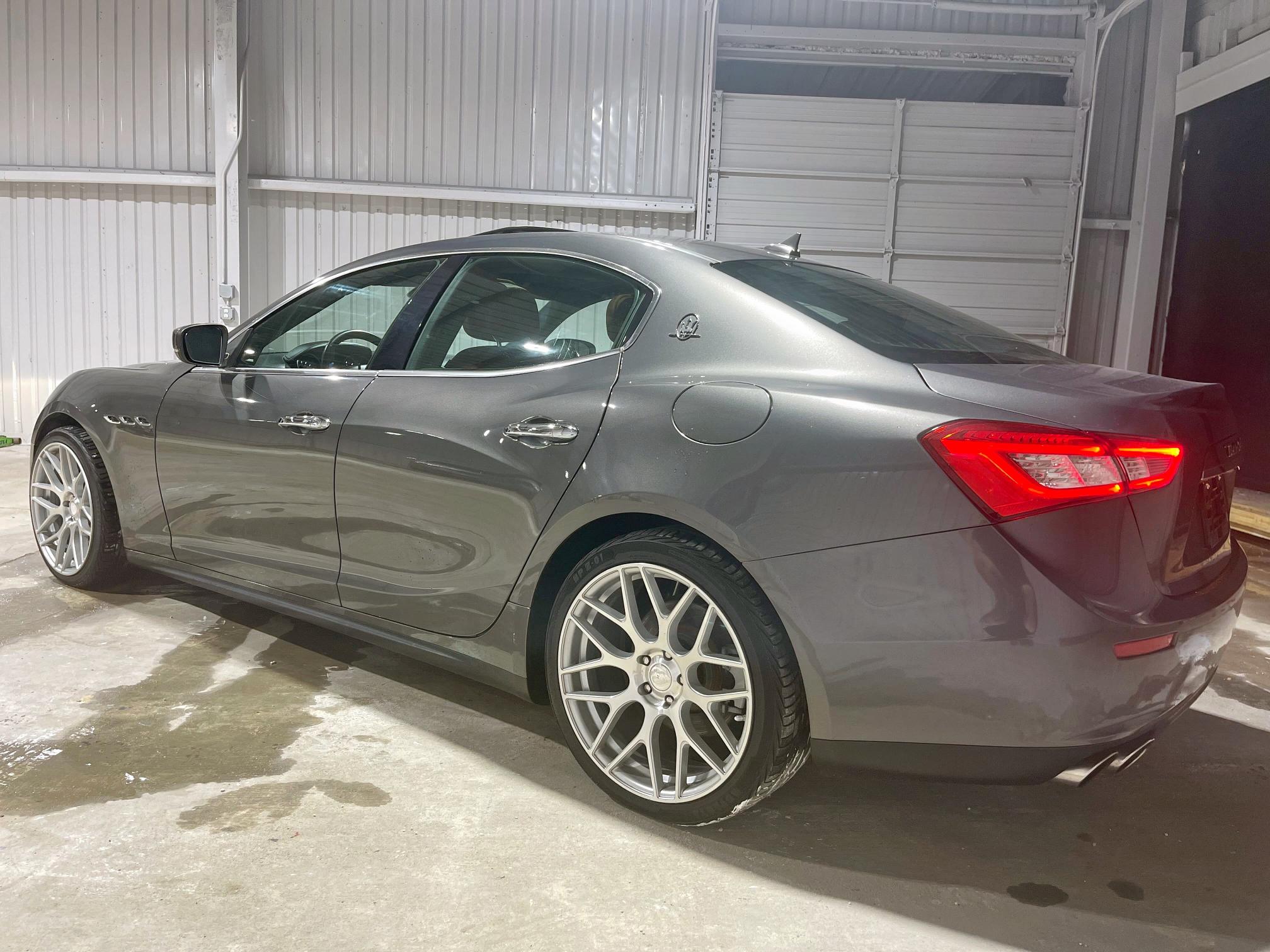 MASERATI GHIBLI 2017 charcoal  gas ZAM57XSA9H1206127 photo #4