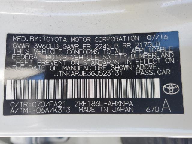 2016 TOYOTA SCION IM - JTNKARJE3GJ523131