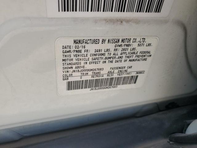 2016 INFINITI QX50 JN1BJ0RR9GM267683