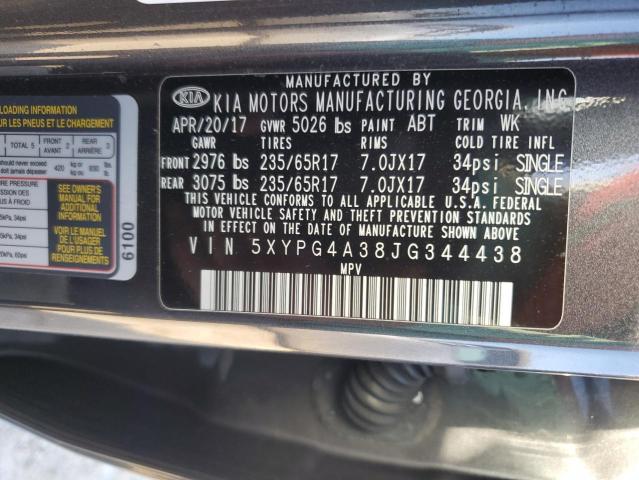 2018 KIA SORENTO LX - 5XYPG4A38JG344438