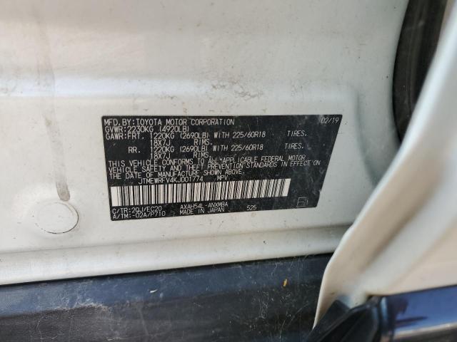 2019 TOYOTA RAV4 XSE - JTMEWRFV4KJ001774