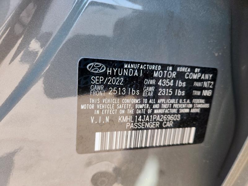 2023 HYUNDAI SONATA SEL - KMHL14JA1PA269603