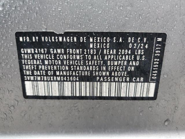 2024 VOLKSWAGEN JETTA SE 3VW7M7BUXRM043604
