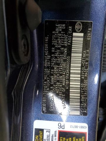 2017 TOYOTA CAMRY LE - 4T1BF1FK3HU660555