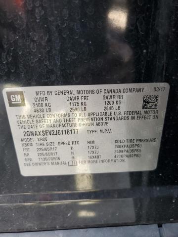 2018 CHEVROLET EQUINOX LT - 2GNAXSEV2J6118177