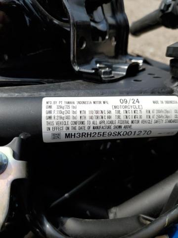 2025 YAMAHA YFZ320 A MH3RH25E9SK001270