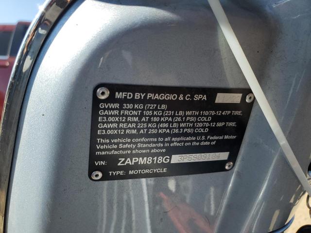 2023 VESPA PRIMAVERA/ ZAPM818G3P5909184