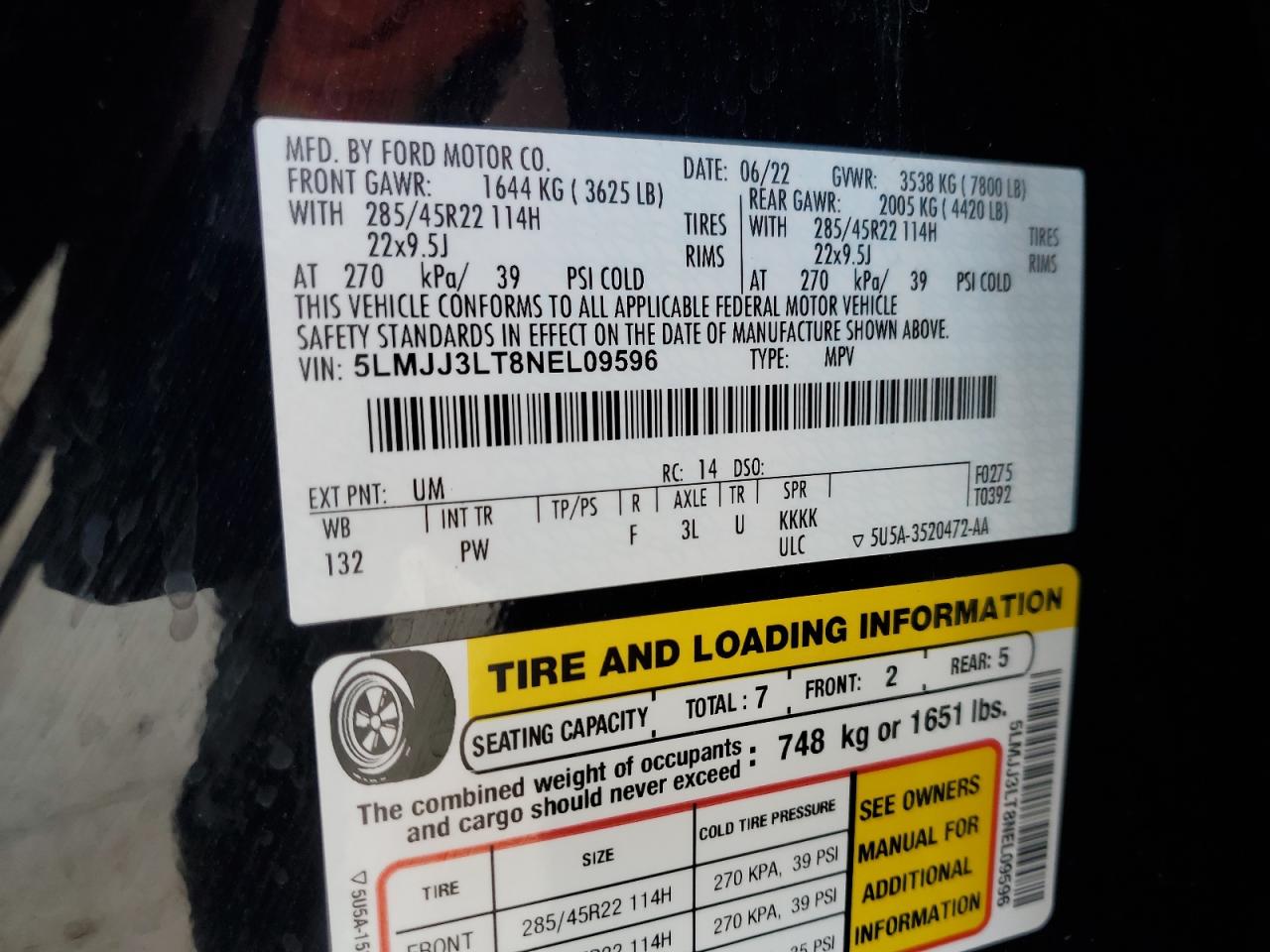 LINCOLN NAVIGATOR L RESERVE