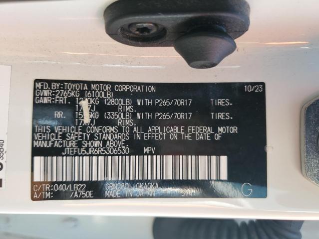 2024 TOYOTA 4RUNNER SR - JTEFU5JR6R5306530