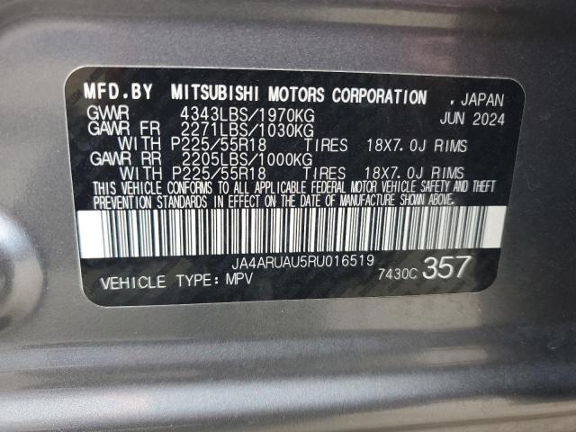 2024 MITSUBISHI OUTLANDER JA4ARUAU5RU016519