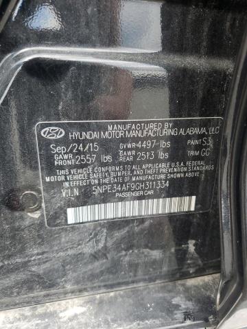 2016 HYUNDAI SONATA SPO - 5NPE34AF9GH311334