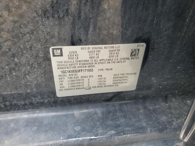 2015 CHEVROLET SILVERADO - 1GC1KVEG9FF171563