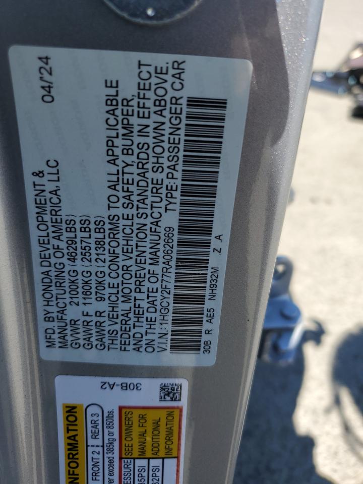 HONDA ACCORD HYBRID SPORT-L