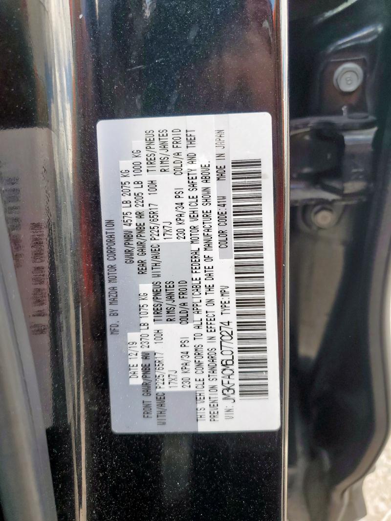 2020 MAZDA CX-5 TOURI JM3KFACM6L0770274