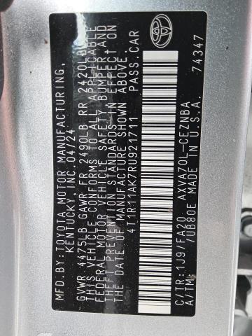2024 TOYOTA CAMRY LE - 4T1R11AK7RU921711