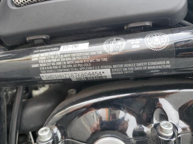 2007 HARLEY-DAVIDSON VRSCDX 1HD1HHZ187K804454