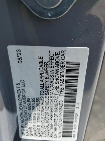 2023 HONDA ACCORD HYB 1HGCY2F77PA064273