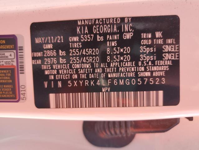 2021 KIA SORENTO SX 5XYRK4LF6MG057523