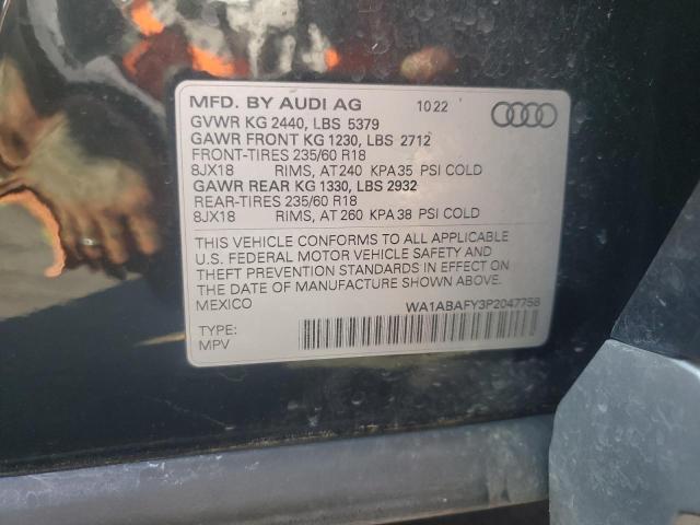 2023 AUDI Q5 PREMIUM WA1ABAFY3P2047758