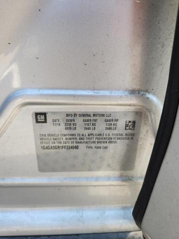 2015 BUICK LACROSSE 1G4GA5GR1FF234940