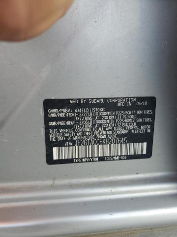 2019 SUBARU CROSSTREK - JF2GTACC6KH207645