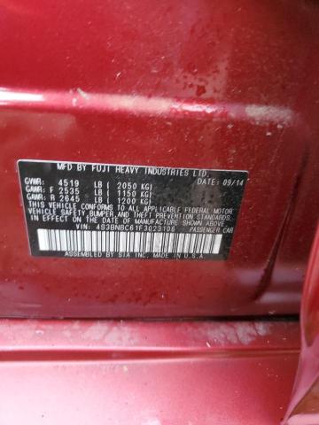 2015 SUBARU LEGACY 2.5 - 4S3BNBC61F3023106
