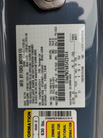 2024 FORD MUSTANG GT - 1FA6P8CF6R5422414