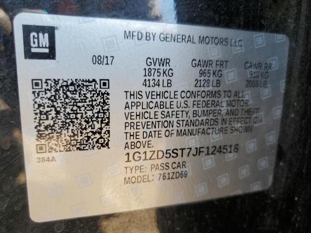 2018 CHEVROLET MALIBU LT - 1G1ZD5ST7JF124516