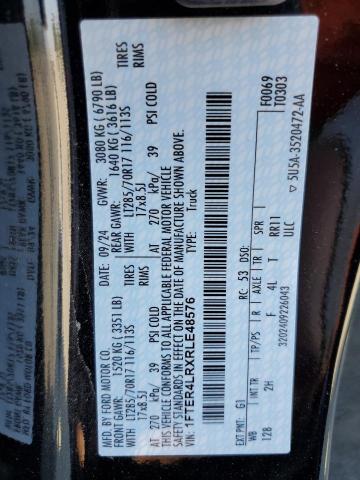 2024 FORD RANGER RAPTOR 1FTER4LRXRLE48576