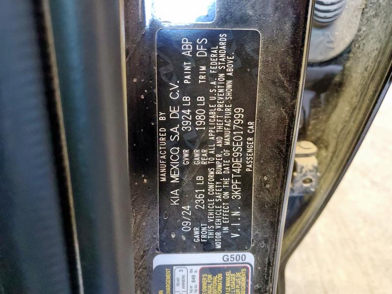 2025 KIA K4 LX 3KPFT4DE9SE017999