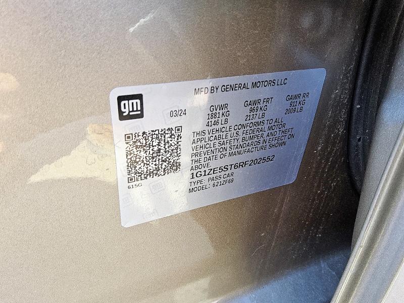 2024 CHEVROLET MALIBU PRE 1G1ZE5ST6RF202552