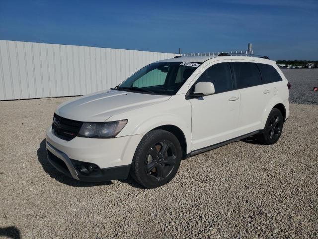 DODGE JOURNEY CROSSROAD 2019 white  flexible fuel 3C4PDCGG8KT700555 photo #1