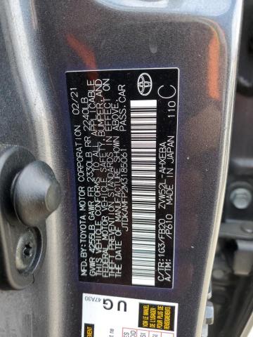2021 TOYOTA PRIUS PRIM - JTDKAMFP2M3185061