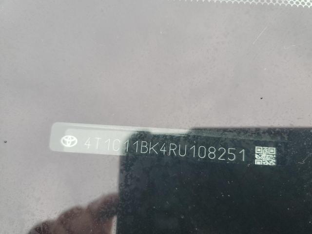 2024 TOYOTA CAMRY LE - 4T1C11BK4RU108251