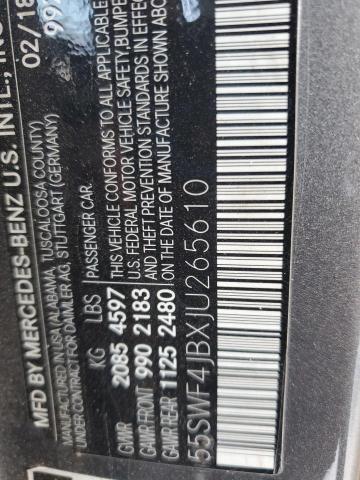 2018 MERCEDES-BENZ C 300 55SWF4JBXJU265610