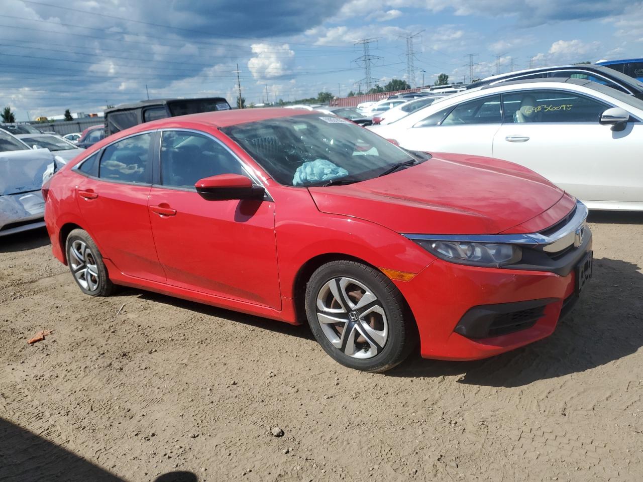 Lot #3312274776 2016 HONDA CIVIC LX