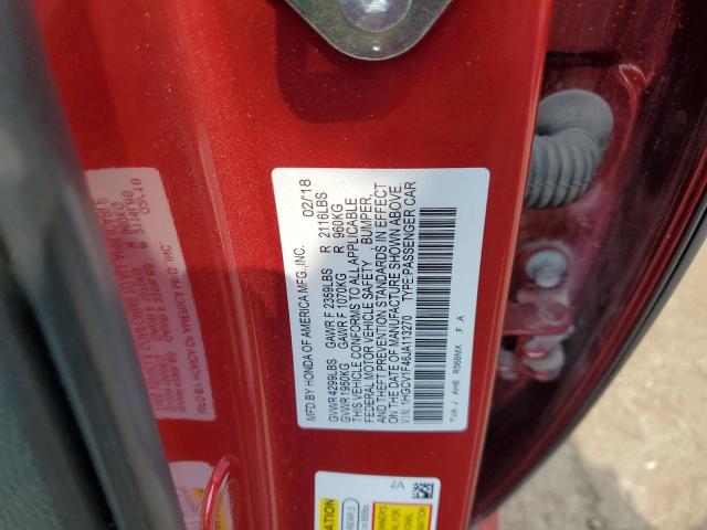 2018 HONDA ACCORD EX - 1HGCV1F46JA113270