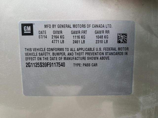 2015 CHEVROLET IMPALA LT 2G1125S39F9117540