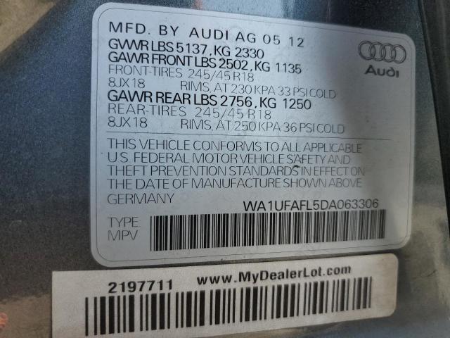 2013 AUDI A4 ALLROAD #3304848557